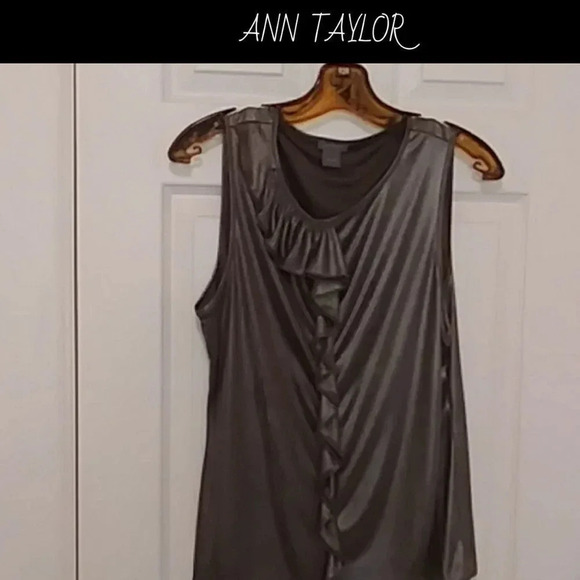 💙🌹ann Taylor Silver top - Picture 5 of 12